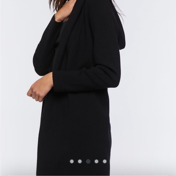 NWT Forever 21 Hooded Cardigan Sweater - Picture 3 of 4